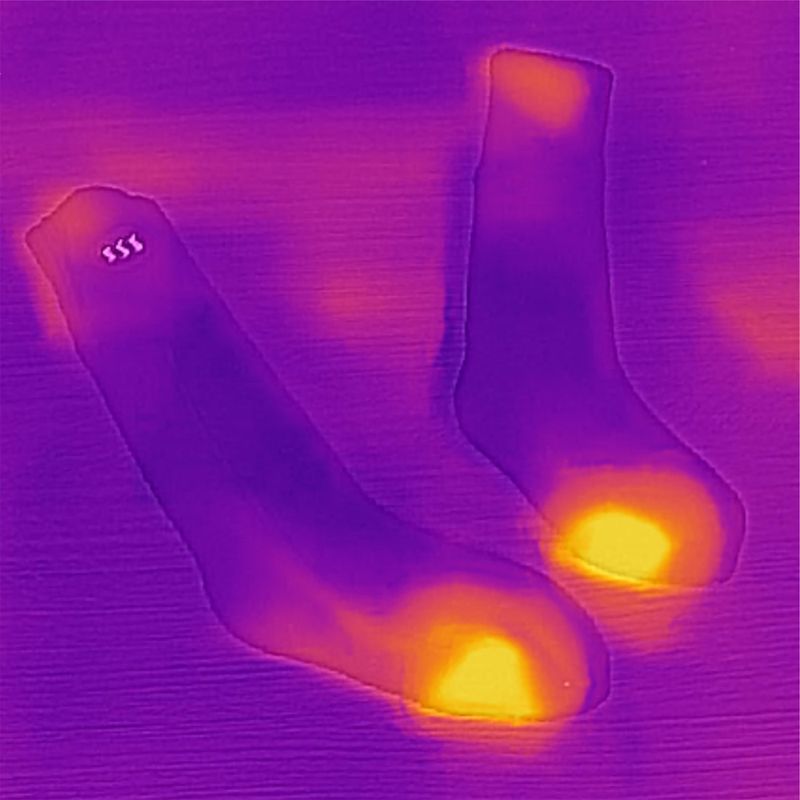 Vyhrievané ponožky Glovii GQ2 s diaľkovým ovládaním čierne 12