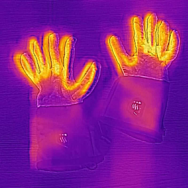 Vyhrievané rukavice Glovii GEG šedé 13