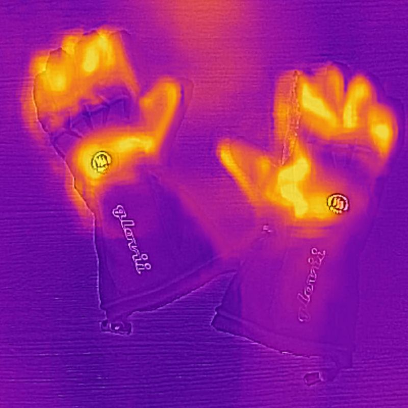 Vyhrievané rukavice Glovii GR2 čierne 11