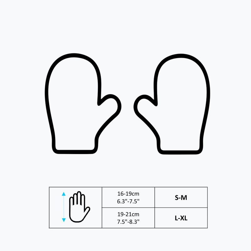 Glovii GNB Vodotesné hrejivé vložky do rukavíc čierne 6