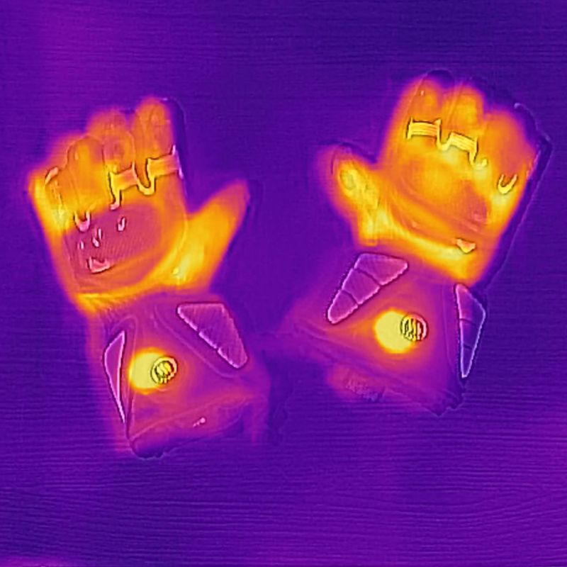 Vyhrievané rukavice Glovii GDB čierne 12