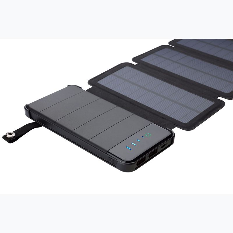 Solárna powerbanka PowerNeed 8000mAh black  5