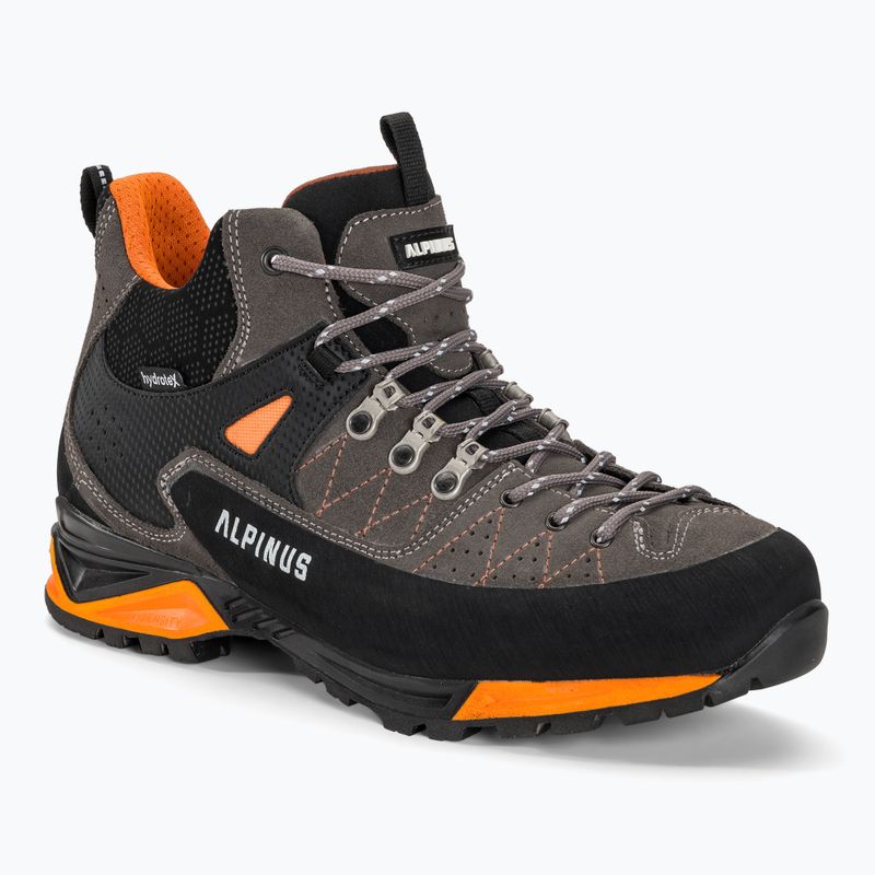 Alpinus pánske trekové topánky The Ridge Mid Pro anthracite/orange