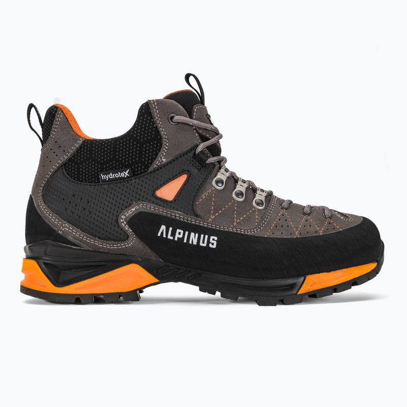 Alpinus pánske trekové topánky The Ridge Mid Pro anthracite/orange 2