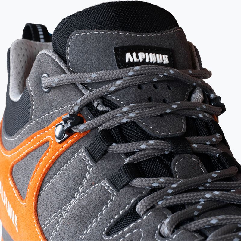 Pánska prístupová obuv Alpinus The Ridge Low Pro anthracite/orange 11