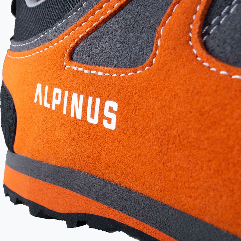 Pánska prístupová obuv Alpinus The Ridge Low Pro anthracite/orange 12