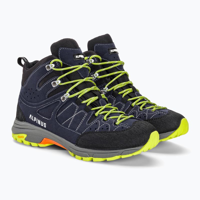 Alpinus Tromso High Tactical pánske trekové topánky námornícka modrá 4
