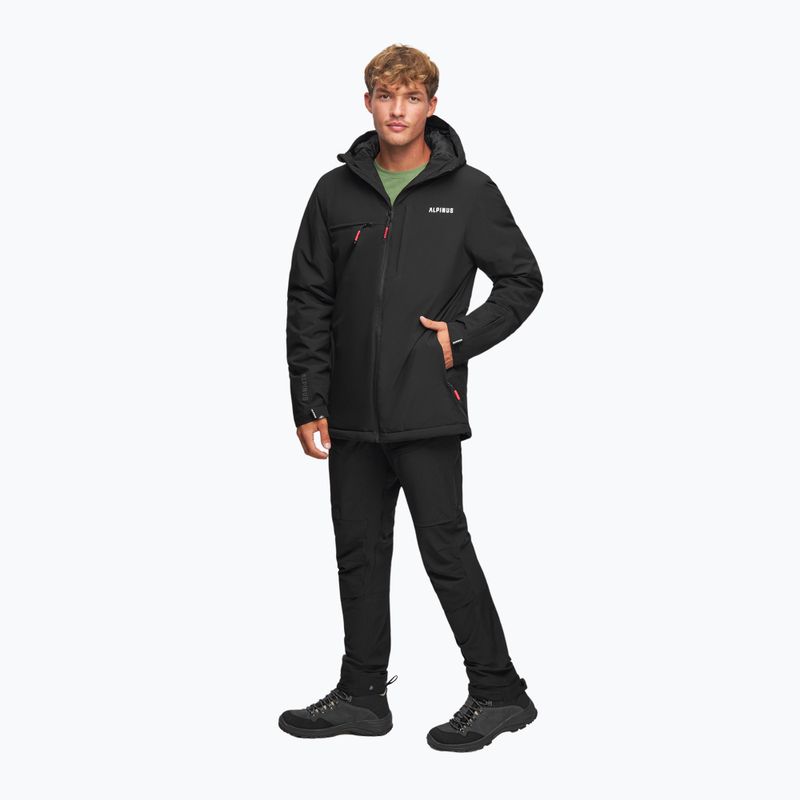 Pánska lyžiarska bunda Alpinus Causses black 2