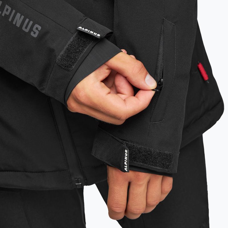 Pánska lyžiarska bunda Alpinus Causses black 4