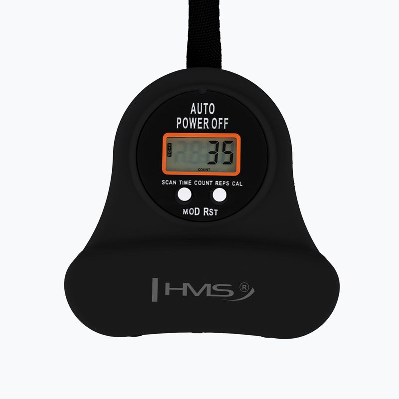 Hula hop so závažím a počítadlom HMS HHM13 čierna/zlatá 9