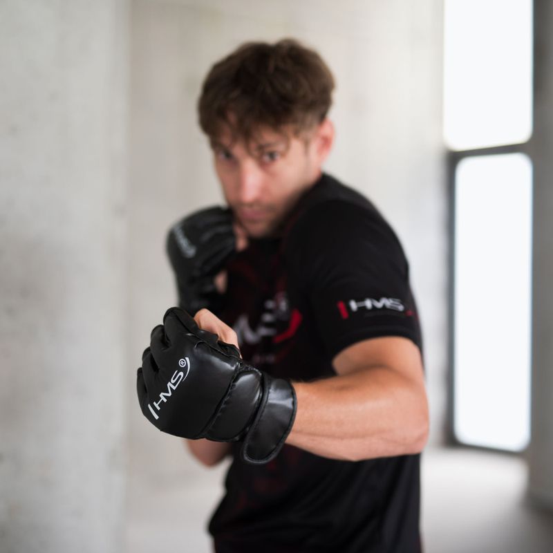 Elektronický boxérsky terč + rukavice HMS TB03 black 14