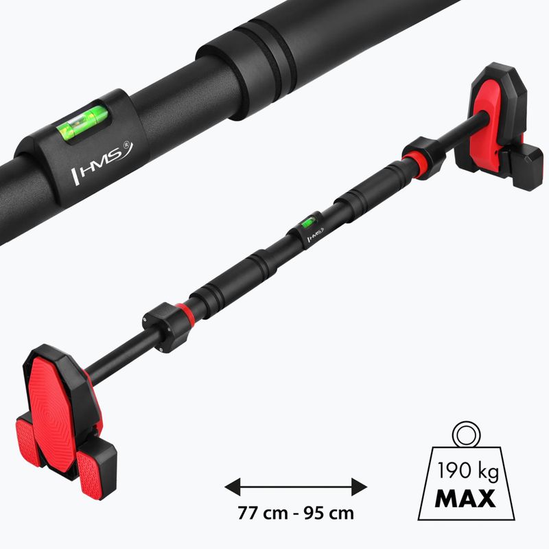 Posilňovcia hrazda HMS DD300 black/red 6