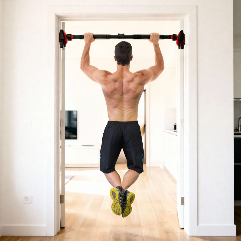 Posilňovcia hrazda HMS DD300 black/red 9