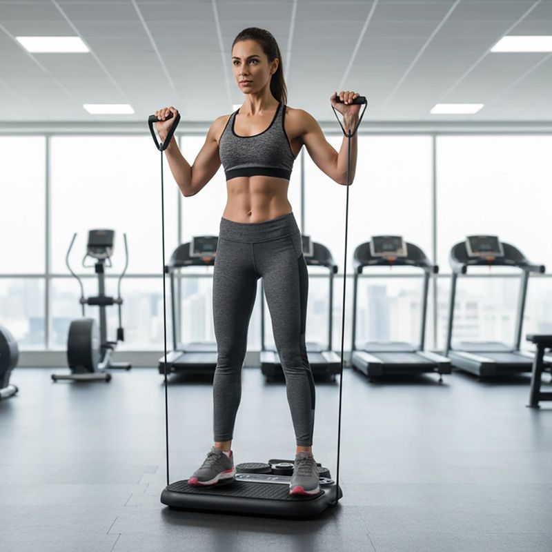 Multifunkčná platforma na cvičenie s lankami HMS DBP01 black 8