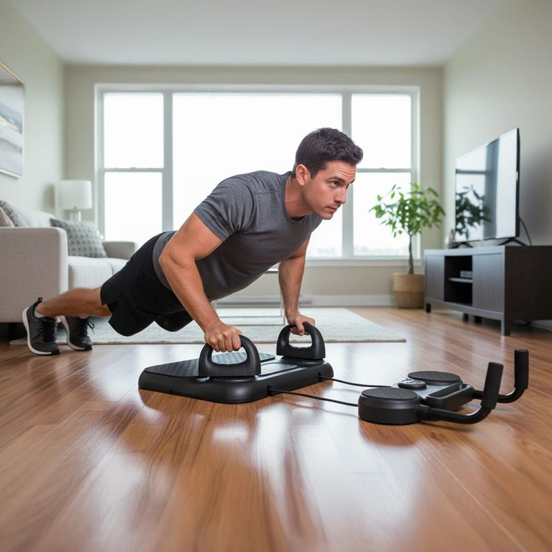 Multifunkčná platforma na cvičenie s lankami HMS DBP01 black 11