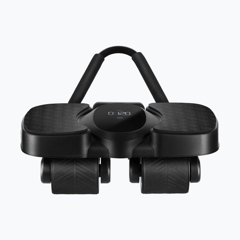 Automatické koleso na cvičenie brušných svalov s oporou a displejom HMS KA40 black 3