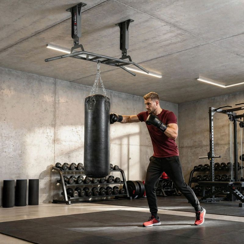 Posilňovcia hrazda HMS DD16 black 5