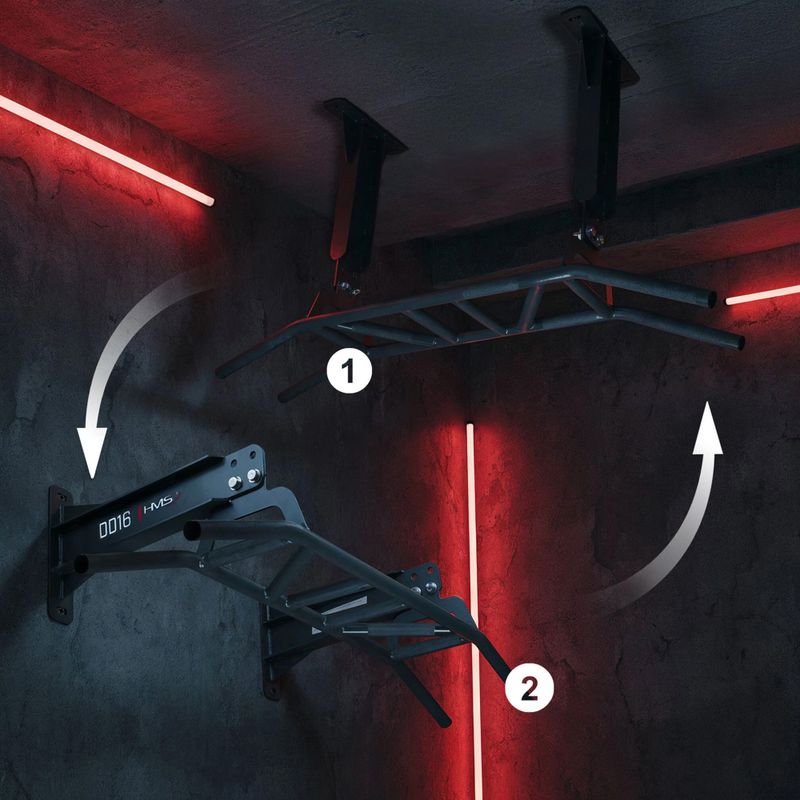 Posilňovcia hrazda HMS DD16 black 7