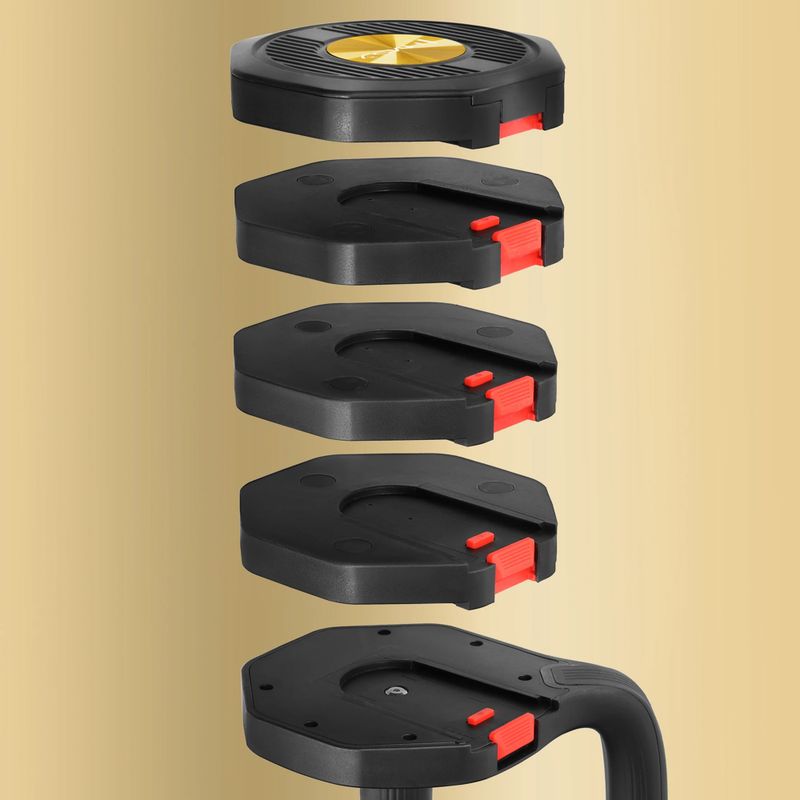 Nastaviteľná činka HMS HL05 3w1 11,34 kg kg black/red 7