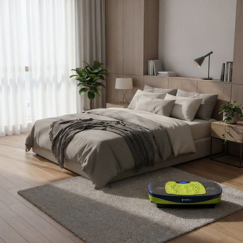 Vibračná platforma HMS SVP11 dark blue/lime 10