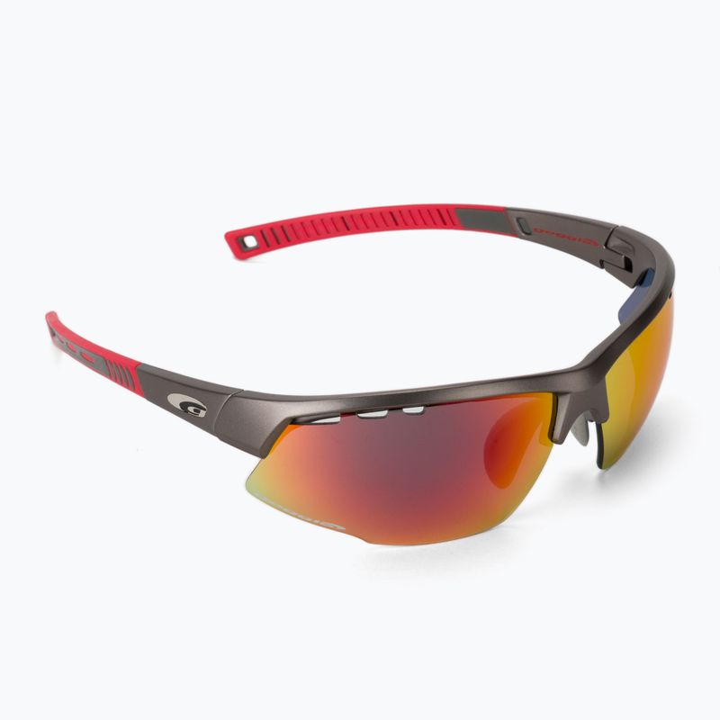 Cyklistické okuliare GOG Falcon Xtreme šedo-červené E863-2 2