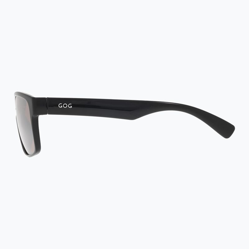 Módne slnečné okuliare GOG Logan black / silver mirror E713-1P 7