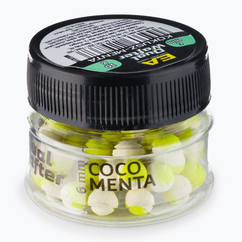 Maros EA Dual Wafter Coco-Menta žltá a biela guľôčková návnada MAEA310 2