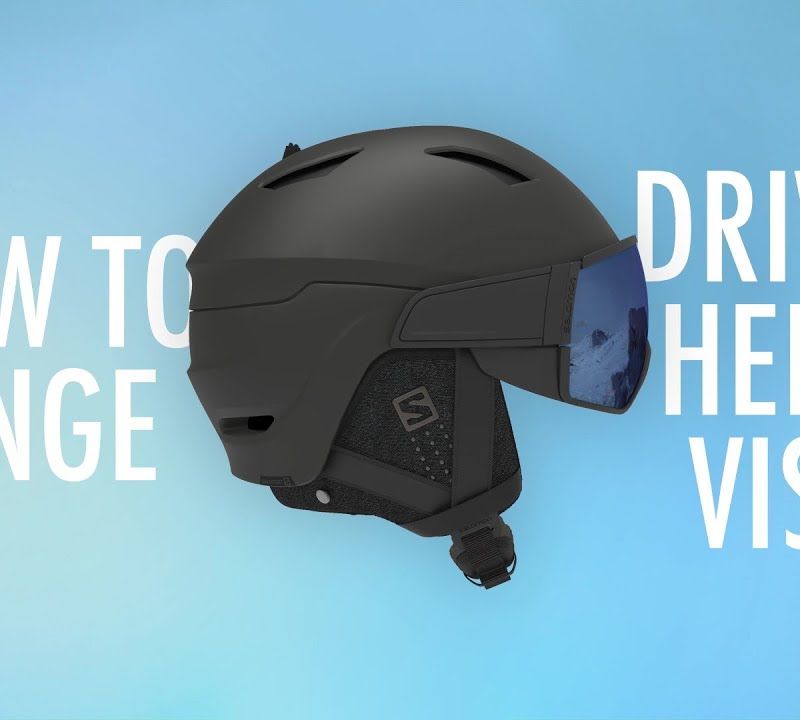 Pánska lyžiarska prilba Salomon Driver čierna L45932 10