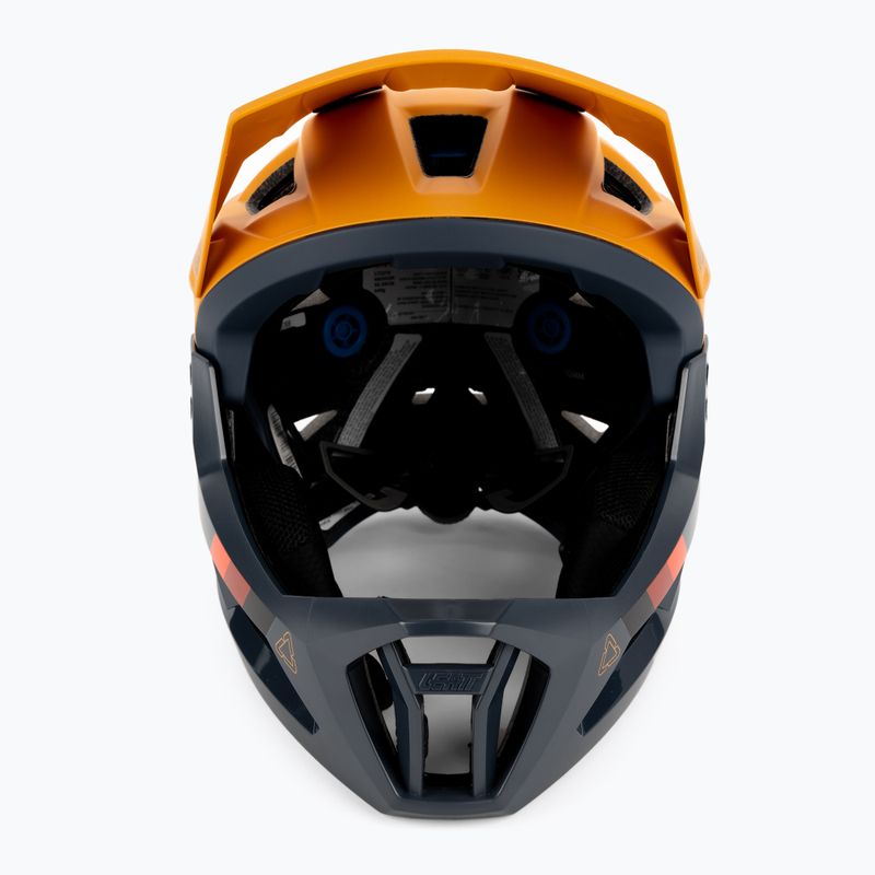 Cyklistická prilba Leatt MTB Enduro 2.0 V23 námornícka modrá a žltá 1023014852 2