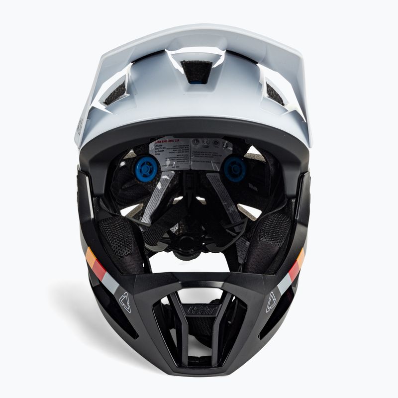 Detská cyklistická prilba Leatt MTB Enduro 2.0 V23 Jr biela 2