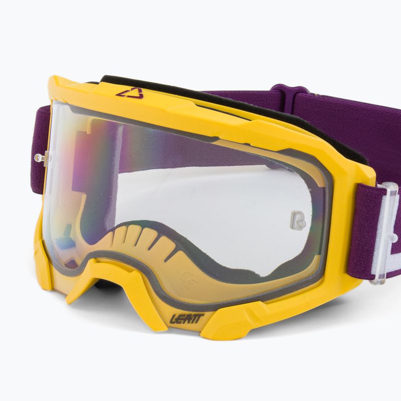 Cyklistické okuliare Leatt Velocity 4.5 indigo / clear 8023020450 5