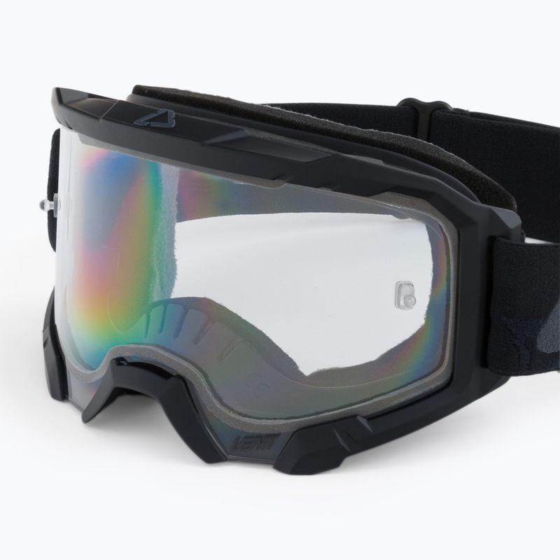 Cyklistické okuliare Leatt Velocity 4.5 stealth / clear 8023020470 5
