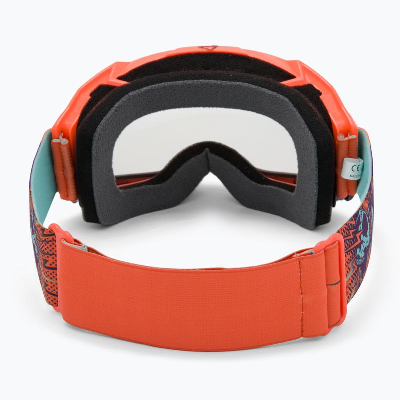 Cyklistické okuliare Leatt Velocity 4.5 oranžové/čierne 3