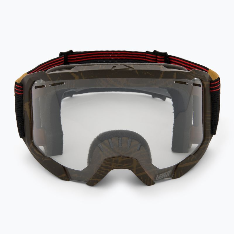 Cyklistické okuliare Leatt Velocity 4.0 MTB X-Flow timber/clear 2