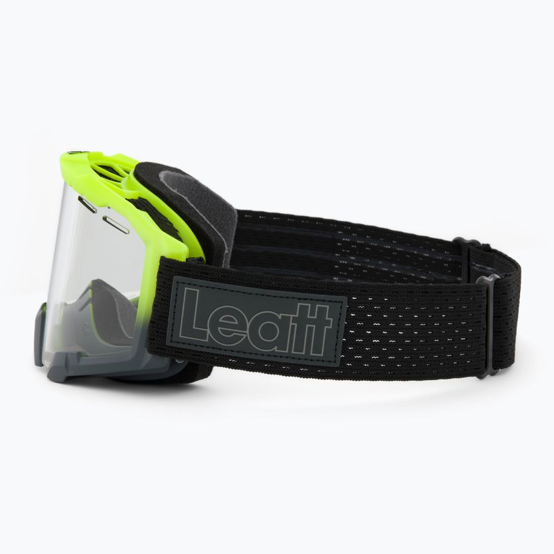 Cyklistické okuliare Leatt Velocity 4.0 MTB lime/clear 4