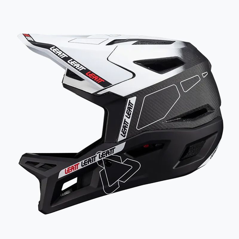 Cyklistická prilba Leatt MTB Gravity 6.0 Carbon V24 biela 4