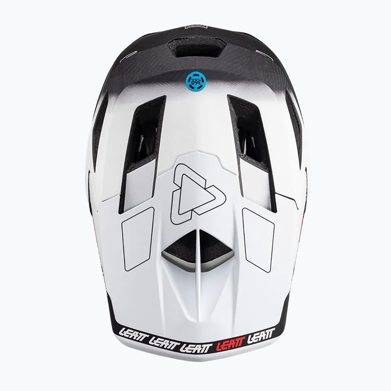 Cyklistická prilba Leatt MTB Gravity 6.0 Carbon V24 biela 6