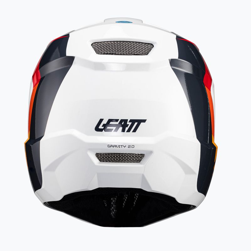 Cyklistická prilba Leatt MTB Gravity 2.0 V24 white/red 6