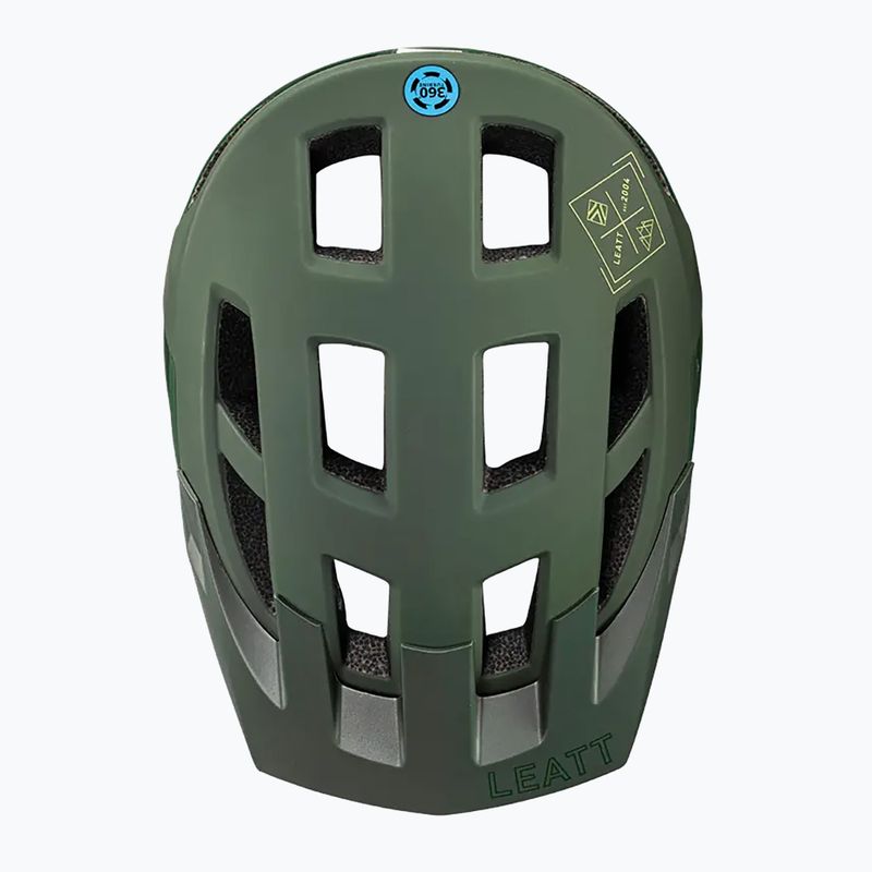 Špenátová cyklistická prilba Leatt MTB Trail 2.0 V24 8