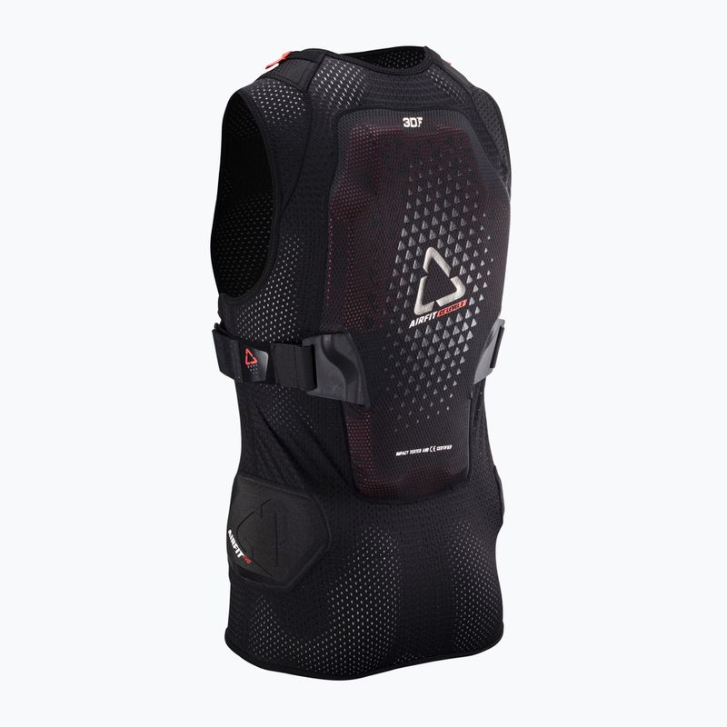 Pánsky cyklistický dres Leatt 3DF AirFit Evo Vest black s chráničmi 2