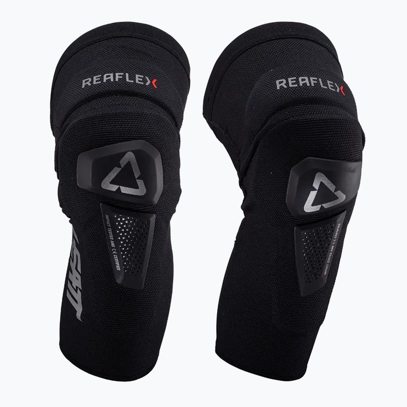 Chrániče kolien a holennej kosti Leatt ReaFlex Hybrid Pro čierne