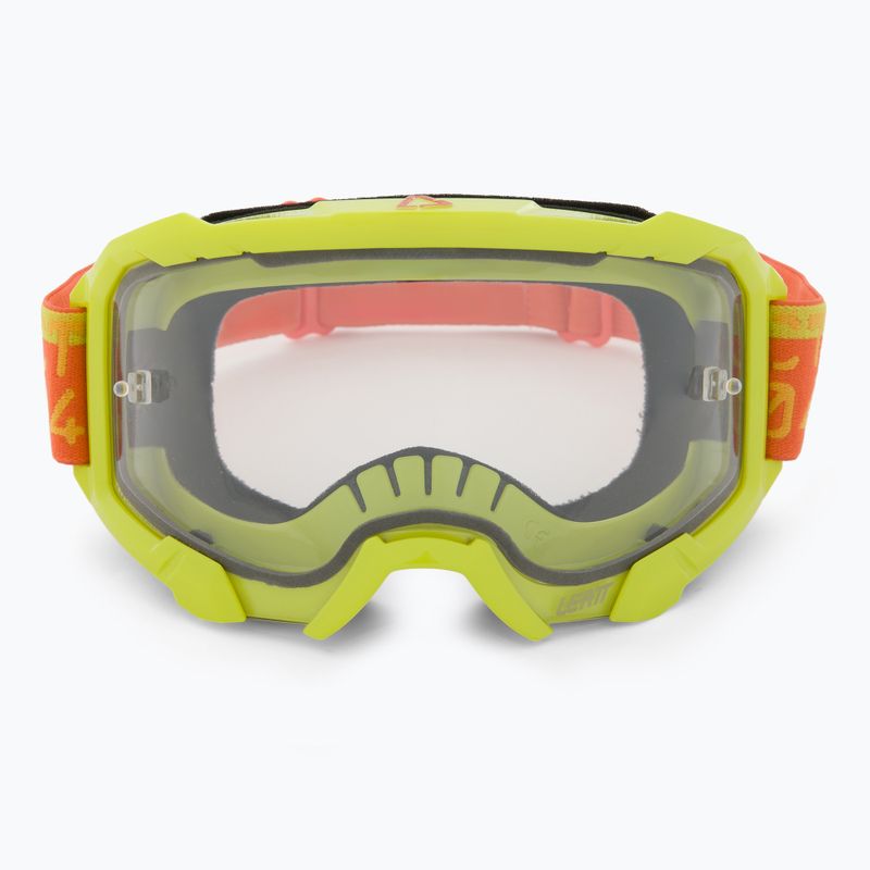 Cyklistické okuliare Leatt Velocity 4.5 citrus/clear 2