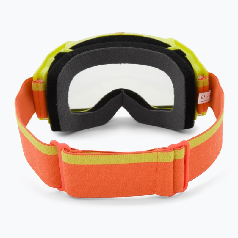 Cyklistické okuliare Leatt Velocity 4.5 citrus/clear 3