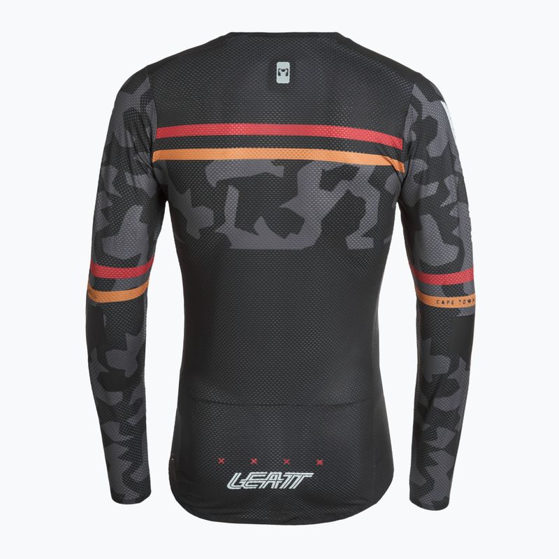 Pánske cyklistické tričko Leatt MTB Gravity 4.0 s dlhým rukávom čierne 2