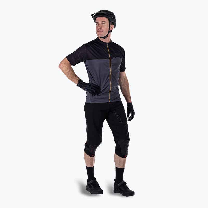 Pánsky cyklistický dres Leatt MTB Trail 3.0 čierny 2
