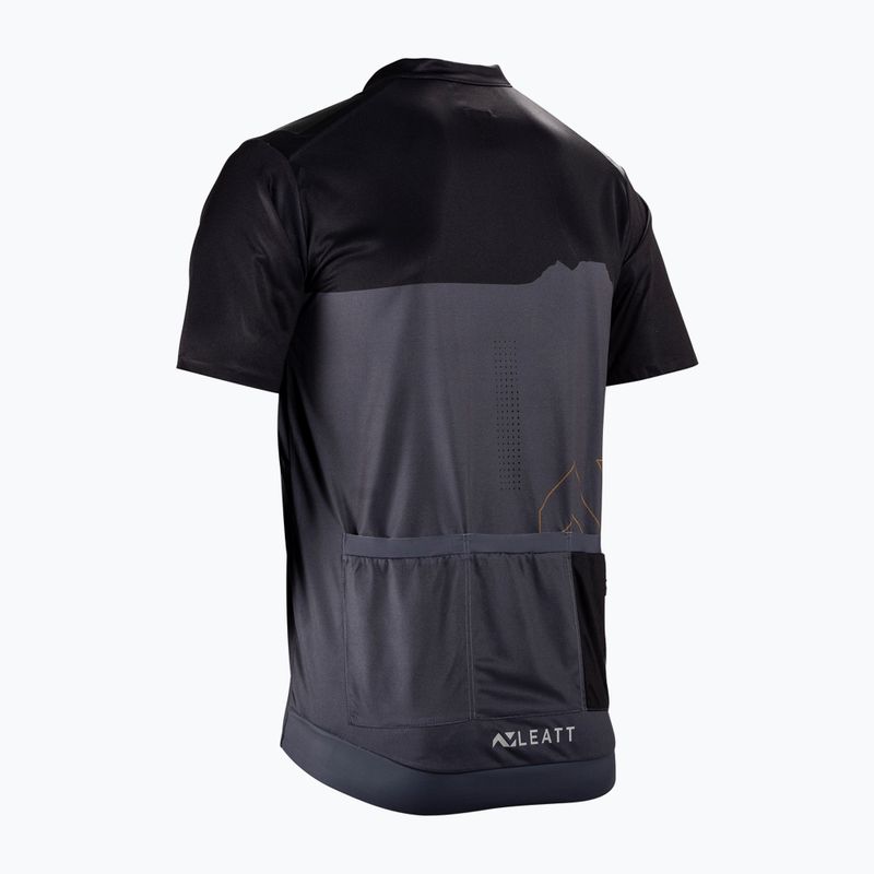 Pánsky cyklistický dres Leatt MTB Trail 3.0 čierny 8