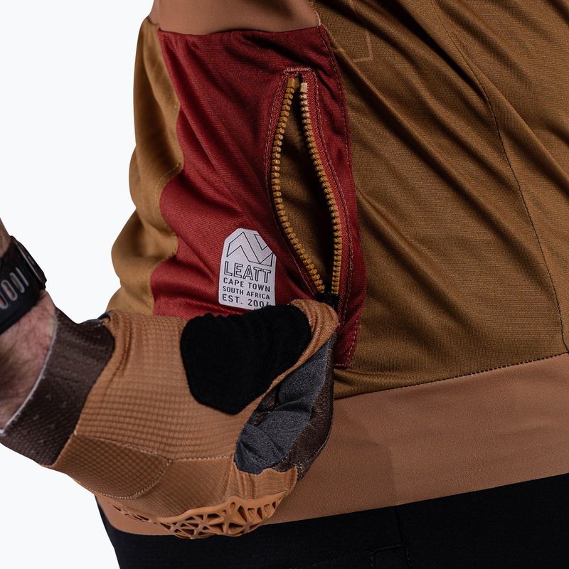 Pánsky cyklistický dres Leatt MTB Trail 3.0 lava 3