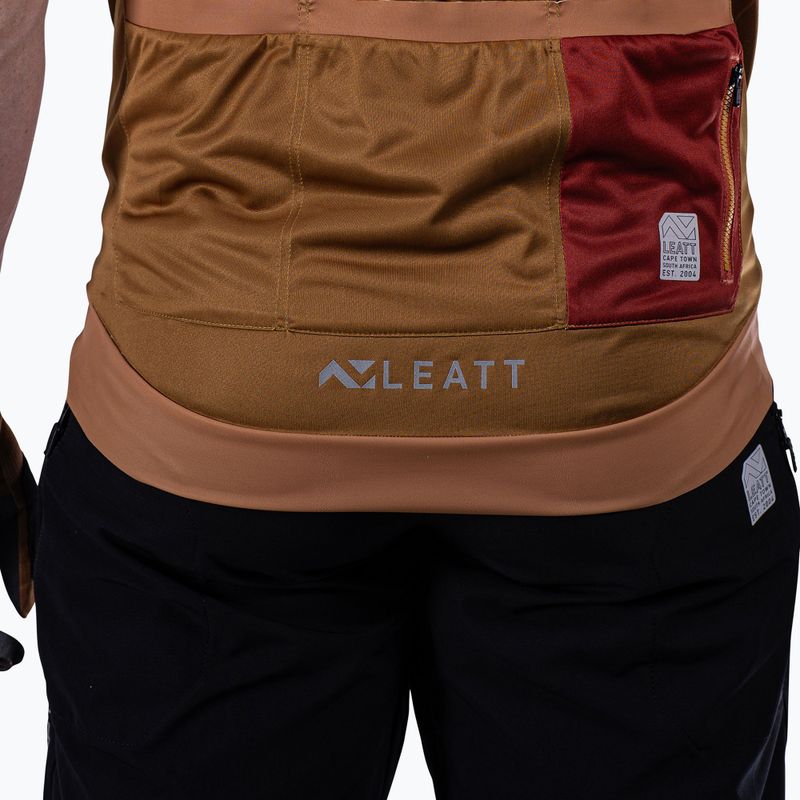 Pánsky cyklistický dres Leatt MTB Trail 3.0 lava 4