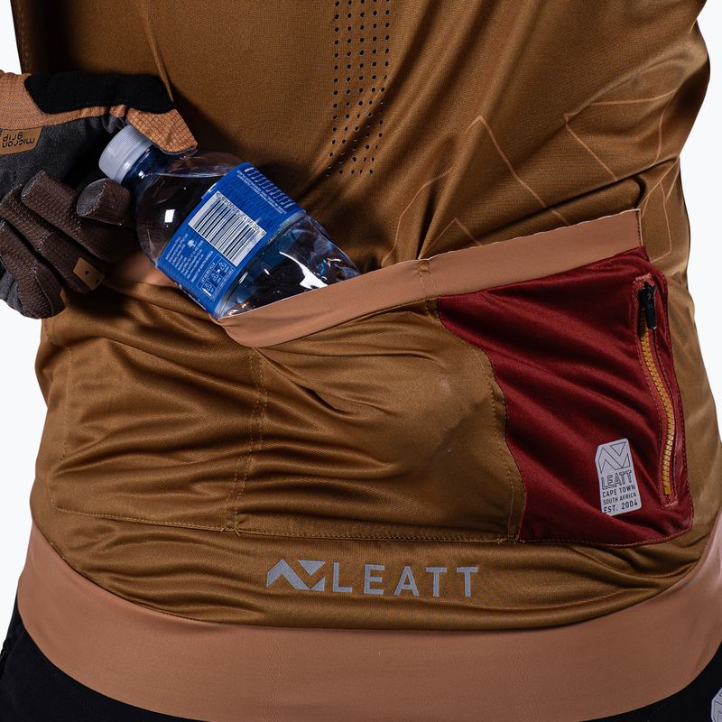 Pánsky cyklistický dres Leatt MTB Trail 3.0 lava 5
