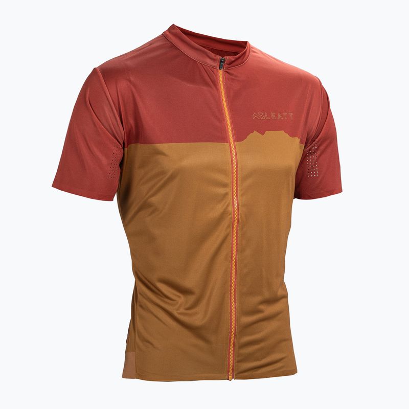 Pánsky cyklistický dres Leatt MTB Trail 3.0 lava 6